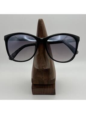 Candie's Black Gradient Lens Oversized Sunglasses